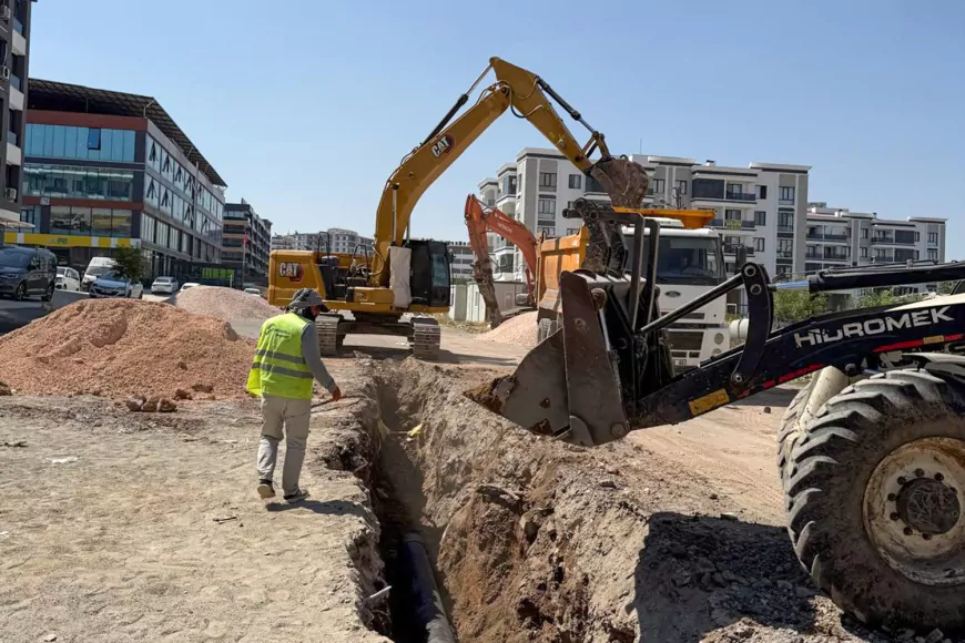 DİSKİ, Şeyh Şamil Mahallesi’nde 2 bin 500 metrelik kanalizasyon hattını tamamlayarak şebekeye bağladı