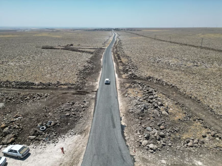 Şanlıurfa’da Bahtiyar, Yuvalıca ve Göncük güzergâhındaki 8 kilometrelik yol yenilendi