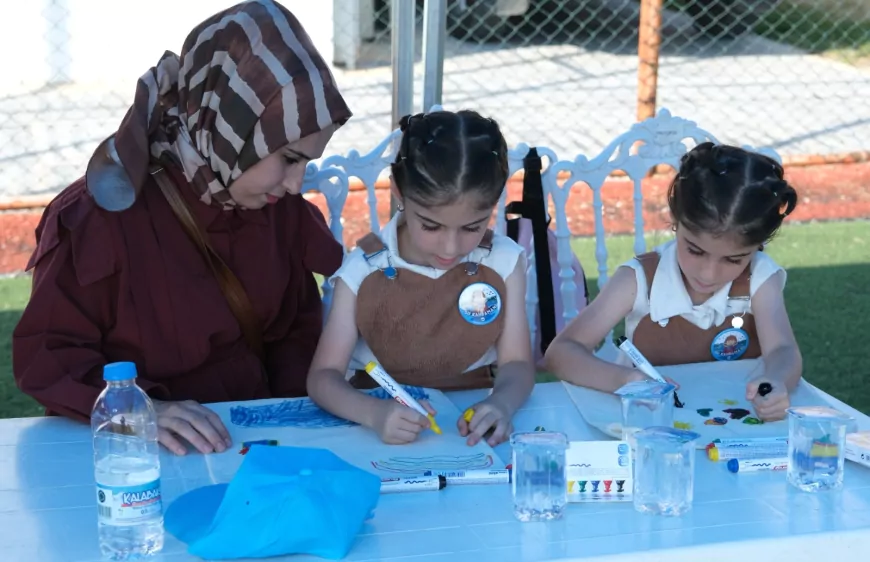 Sivrihisar’da çocuklar ve ebeveynler su tasarrufu için aynı atölyede buluştu