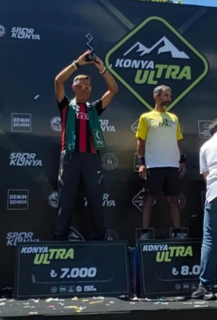 Konya Ultra Trail’de Eskişehirli atletlerden çifte kürsü: Bahar Sezer Algın birinci, Cenk Algın ikinci