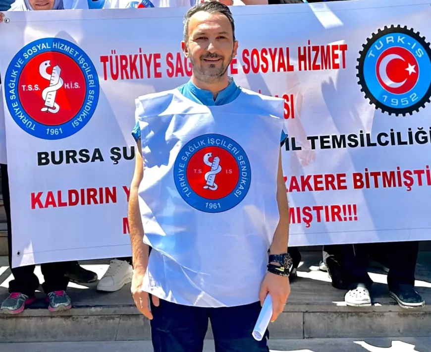 Türkiye Sağlık İşçileri Sendikası Eskişehir İl Başkanı Uğur Özatak: “Yeni rektör sağlık işçisini görmeli, çalışanın sesini duymalı”