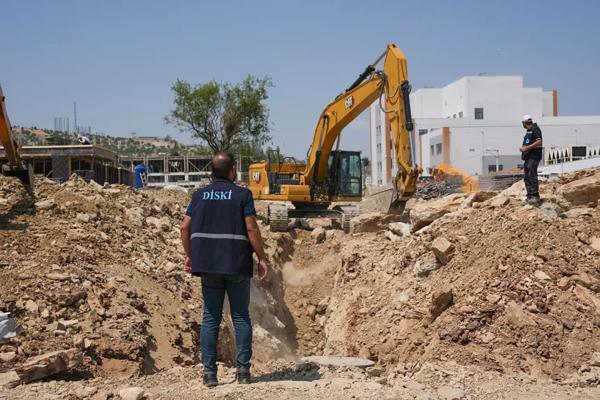 DİSKİ Dicle’de yeni yerleşim alanına içme suyu ve kanalizasyon hatlarını tamamladı