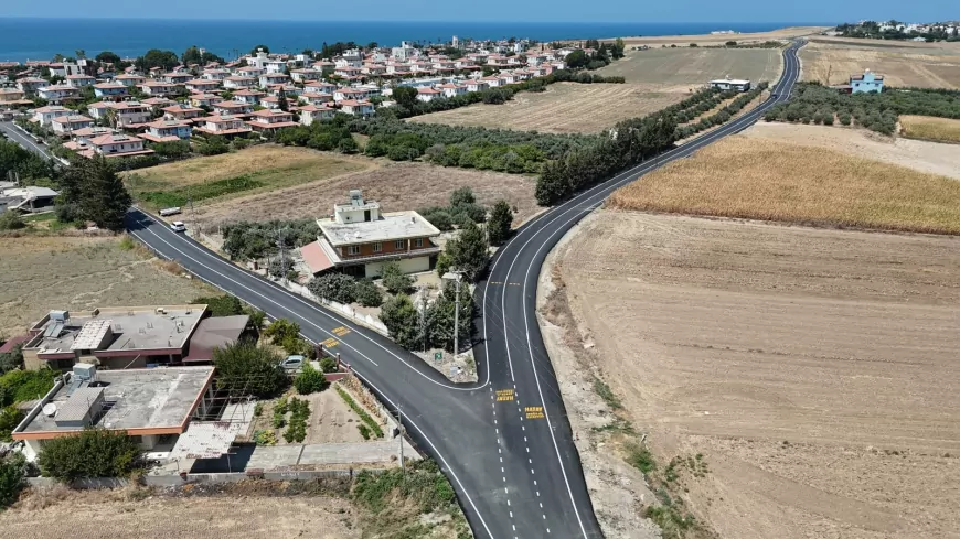 Arsuz Gökmeydan Mahallesi’nde 10 yıllık yol sorunu 2 bin 760 metre beton asfaltla çözüldü