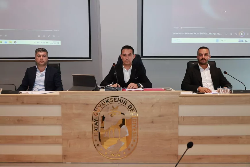 Hatay Büyükşehir Belediye Meclisi ağustos toplantısında 56 gündem maddesini görüştü, 38 madde karara bağlandı