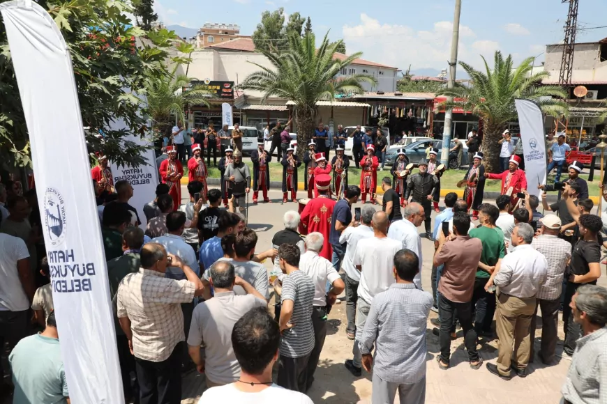 Hatay Büyükşehir Belediyesi Mehteranı Hassa’da Ecdadın İzinde programıyla vatandaşlarla buluştu