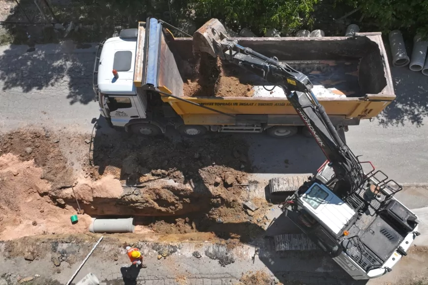 Eskişehir 71 Evler Mahallesi’nde yağmur suyu altyapısını güçlendirecek yeni tahliye hattı tamamlandı