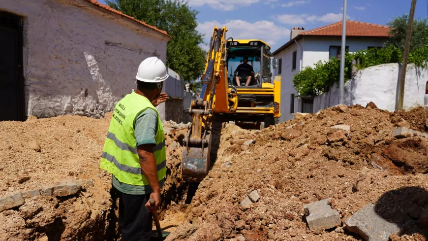 Yerkesik’te 4 Bin Metrelik İçme Suyu Hattı Yenileniyor, Kesinti ve Basınç Sorunları Önleniyor