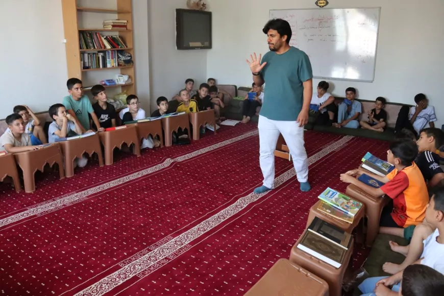 Şanlıurfa Büyükşehir Belediyesinin Yaz Kurslarında Çocuklara Kur’an-ı Kerim ve Dini Değerler Eğitimi