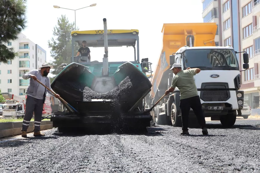 Diyarbakır Kayapınar’da 6 caddelik 7,7 kilometrelik güzergâha 42 bin ton sıcak asfalt serilecek