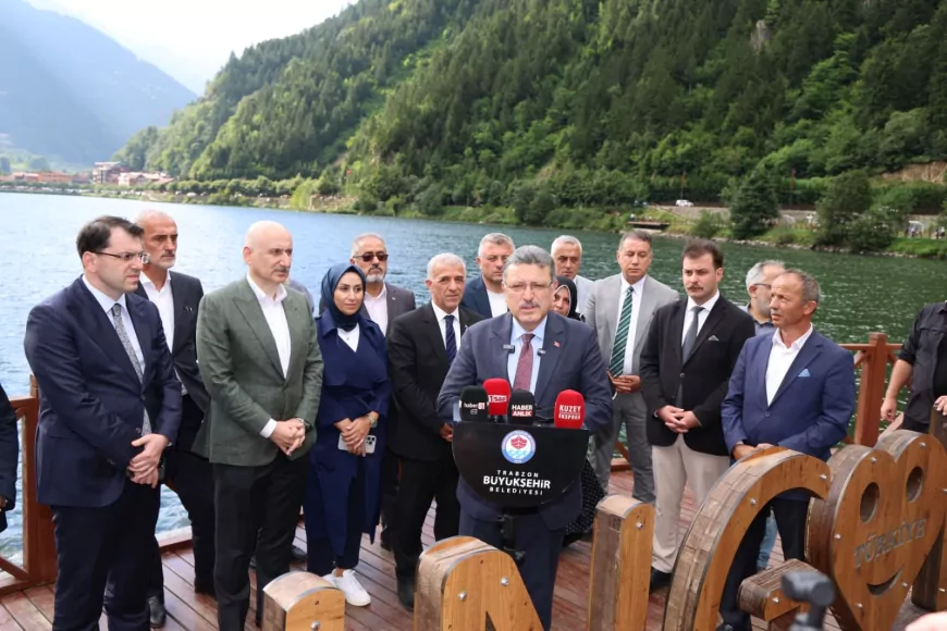 Trabzon Büyükşehir Belediye Başkanı Ahmet Metin Genç: “Bütün birimlerimizle Uzungöl için teyakkuz halindeyiz”