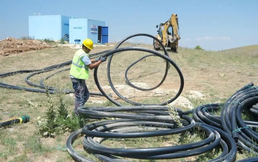 Eskişehir Büyükşehir Belediyesi ESKİ Beylikova Doğray’da altyapı çalışması gerçekleştirdi