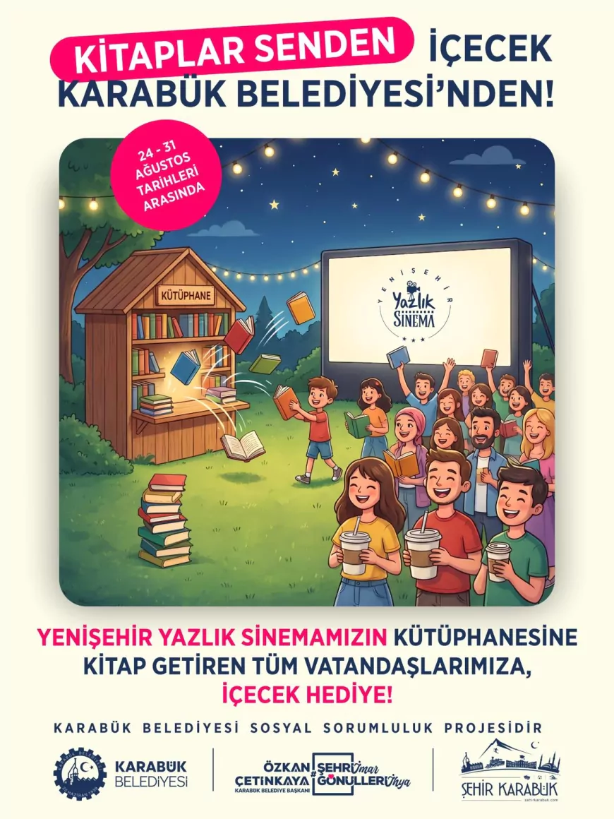 Karabük Belediye Başkanı Özkan Çetinkaya: “Getirilen her kitapla kütüphanemizi zenginleştireceğiz”
