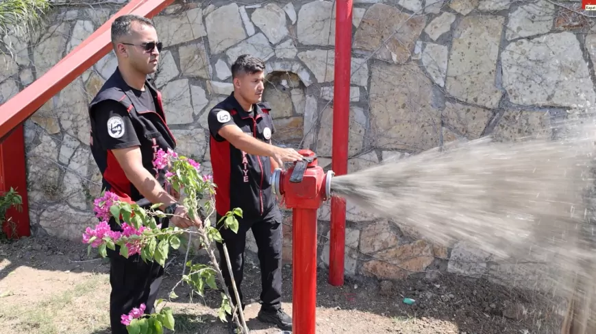 Hatay Büyükşehir Belediyesi İtfaiyesinden Otel, Yurt ve Konaklama Tesislerinde Sıkı Yangın Denetimi
