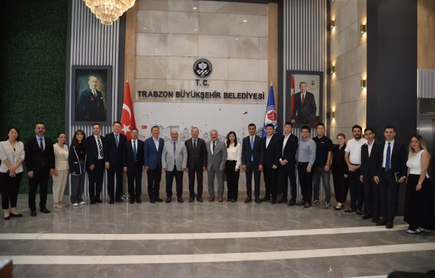 Trabzon Büyükşehir Belediyesi Çinli yatırımcılarla yeni iş birlikleri için masaya oturdu