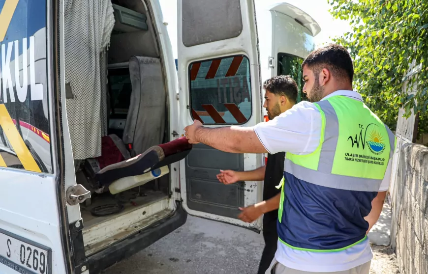 Van Büyükşehir Belediyesinden eğitim öğretim sezonu öncesi okul servislerine sıkı denetim