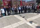 İYİ Parti Eskişehir İl Başkanlığı çelenk sunma töreninde bir araya geldi