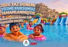 Nevşehir’de “Yüzme Bilmeyen Kalmasın” projesinin 2026 yaz dönemi yüzme kursları tamamlandı