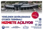 Karabük Şehirlerarası Otobüs Terminali modern yüzüyle resmi törenle açılıyor