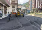 Trabzon Büyükşehir Belediyesi 14 ilçede asfalt ve beton çalışmalarını hızlandırdı