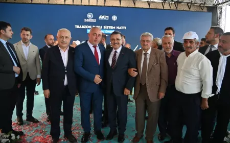 Ulaştırma ve Altyapı Bakanı Abdulkadir Uraloğlu: “Trabzon’da kent içi ulaşımda yeni bir çağın kapısını aralıyoruz”