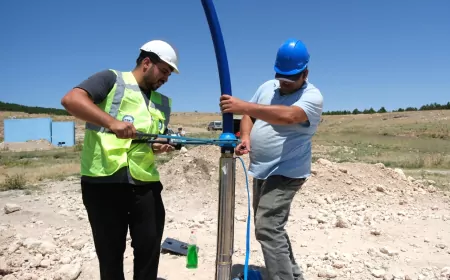 Eskişehir Büyükşehir Belediyesi ESKİ’den Sivrihisar Babadat Mahallesi’nde GES çalışması