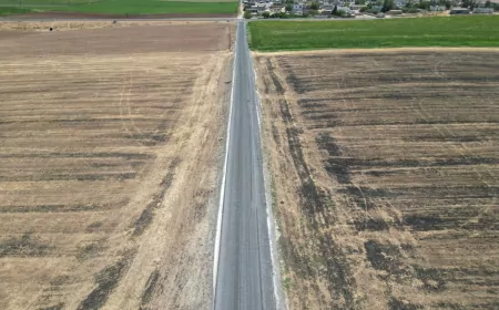 Şanlıurfa Büyükşehir Belediyesi Ceylanpınar’da 12 kilometrelik kırsal yol güzergâhını yeniliyor