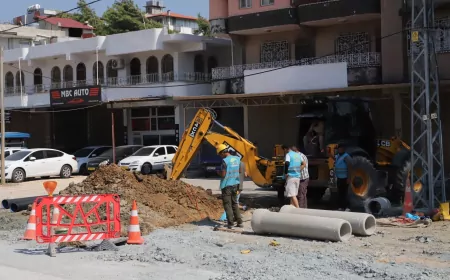 Samandağ Tomruksuyu’nda Kanal Taşmasına Kalıcı Müdahale Yeni Kanalizasyon Hattı İnşa Edildi
