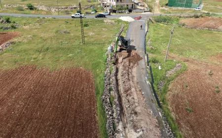 MARSU Midyat Söğütlü Mahallesi’nde 5 bin 100 metrelik yeni atıksu hattını tamamladı