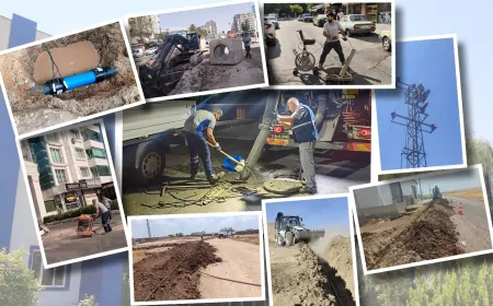 DİSKİ Diyarbakır merkez ve 13 ilçede içme suyu ile altyapı hizmetlerini sürdürdü