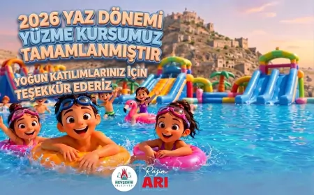 Nevşehir’de “Yüzme Bilmeyen Kalmasın” projesinin 2026 yaz dönemi yüzme kursları tamamlandı