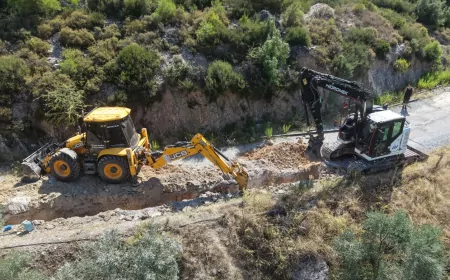 Muğla Büyükşehir Belediyesi Yatağan Çamlıca’da 1.100 Metrelik İçme Suyu Hattını Yeniledi