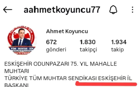 Eskişehir’de muhtarlardan “İl Başkanı” unvanı tepkisi: “Yanıltıcı paylaşımlar silinmeli ve özür dilenmeli”