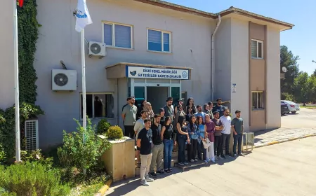 DİSKİ, intörn hekimlere içme suyunun arıtım ve denetim süreçlerini yerinde anlattı