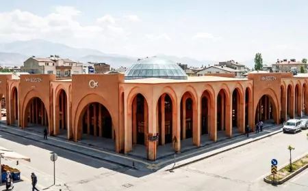 Van Büyükşehir Belediyesi kent merkezine 91 dükkanlı yeni Bedesten Çarşısı inşa ediyor