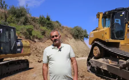 Hatay Büyükşehir Belediyesi Belen Benlidere’de 4 kilometrelik yolu genişletiyor
