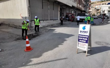 Şanlıurfa’da kış öncesi altyapı hazırlığı hızlandı, ŞUSKİ ekipleri mazgalları temizliyor