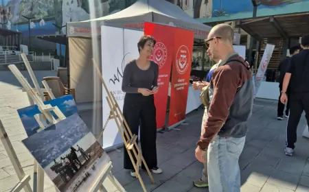 Van’da çocuklar COP31 öncesinde resimleriyle yeşil gelecek ve temiz çevre mesajı verdi