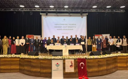Van’da Mehmet Akif Ersoy’un vefatının 90. yılında gençler milli şairin mirasını anlattı