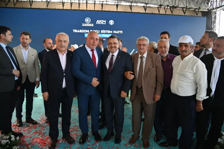 Ulaştırma ve Altyapı Bakanı Abdulkadir Uraloğlu: “Trabzon’da kent içi ulaşımda yeni bir çağın kapısını aralıyoruz”