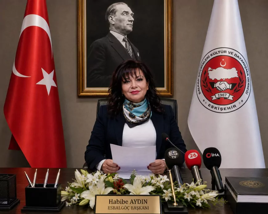 Eskişehir Balkan Göçmenleri Kültür ve Dayanışma Derneği Başkanı Habibe Aydın: “Kızılinler Termal Projesi’nin camia olarak yanındayız”