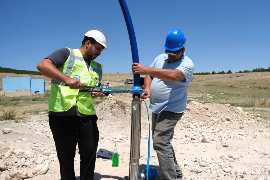 Eskişehir Büyükşehir Belediyesi ESKİ’den Sivrihisar Babadat Mahallesi’nde GES çalışması
