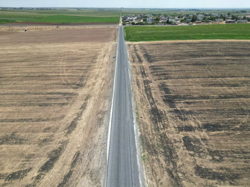 Şanlıurfa Büyükşehir Belediyesi Ceylanpınar’da 12 kilometrelik kırsal yol güzergâhını yeniliyor