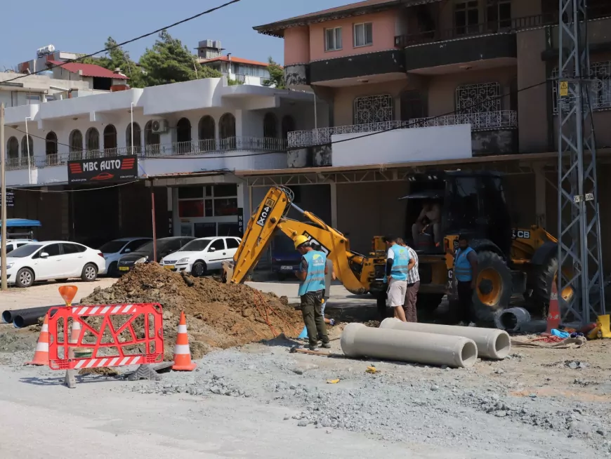 Samandağ Tomruksuyu’nda Kanal Taşmasına Kalıcı Müdahale Yeni Kanalizasyon Hattı İnşa Edildi
