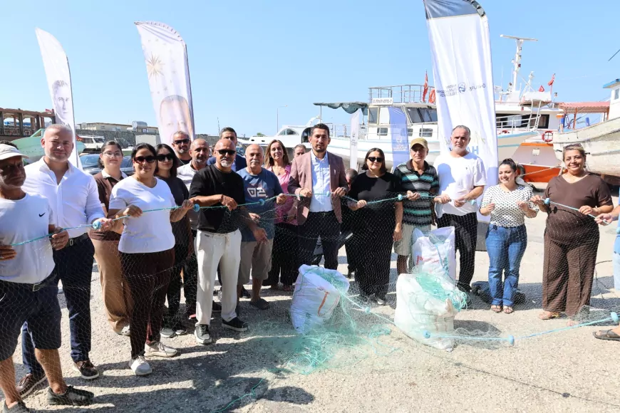 Hatay Büyükşehir Belediyesi Samandağ’da balık ağı örme kursuyla meslek ve istihdama destek veriyor