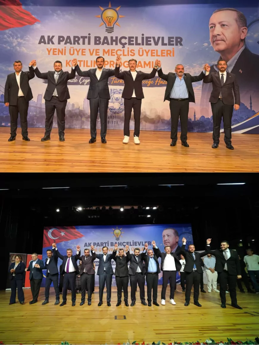 Bahçelievler’de üç CHP’li belediye meclis üyesi AK Parti’ye katıldı
