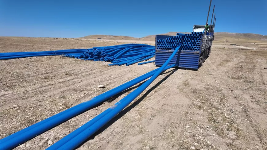 Tuşba Ayanıs Mahallesi’ne 21 kilometrelik içme suyu hattı döşendi