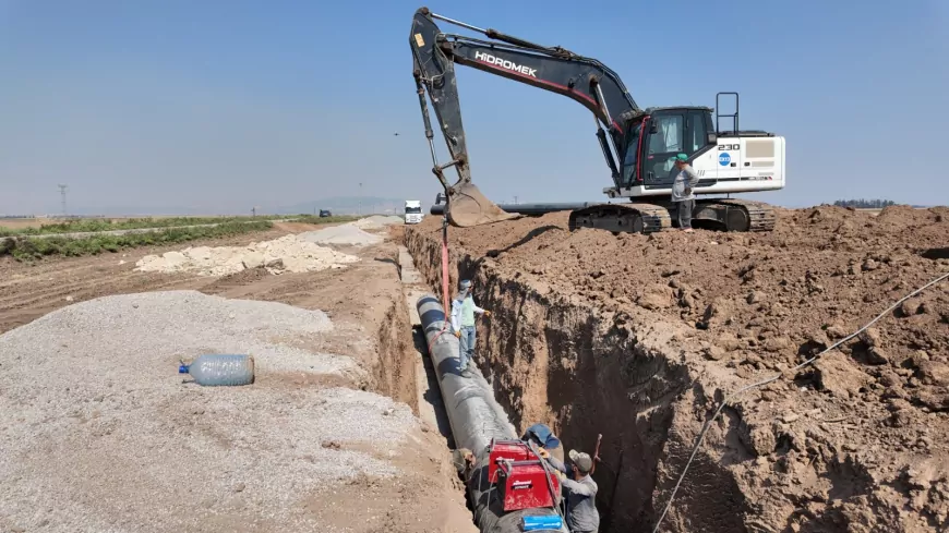 Hatay’da Gölbaşı İçme Suyu Projesi’nin yüzde 65’i tamamlandı, 5 ilçeye su sağlanacak