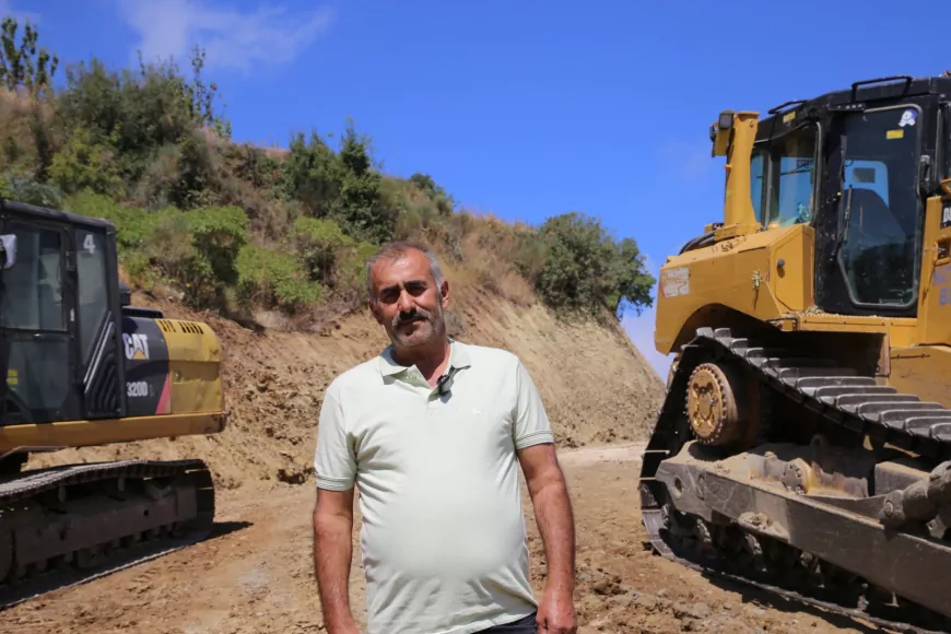 Hatay Büyükşehir Belediyesi Belen Benlidere’de 4 kilometrelik yolu genişletiyor