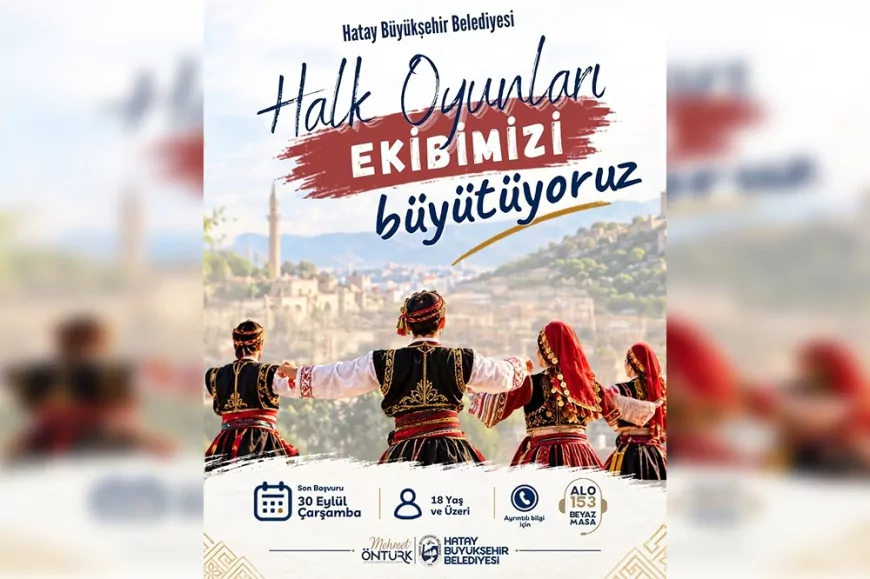 Hatay Büyükşehir Belediyesi Halk Oyunları Ekibini Yeni Katılımcılarla Büyütüyor