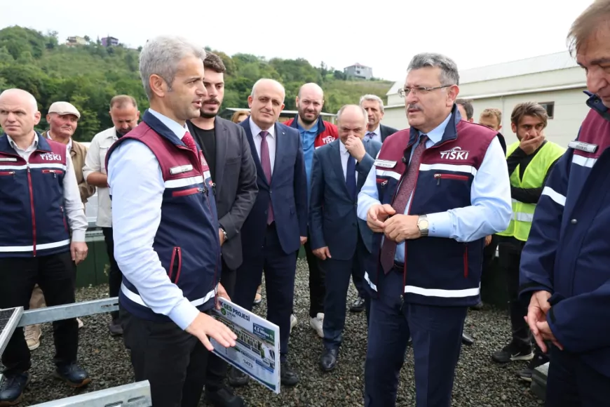 Trabzon Büyükşehir Belediye Başkanı Ahmet Metin Genç: “TİSKİ’nin yıllık enerji gideri 4,5 milyon TL azalacak”